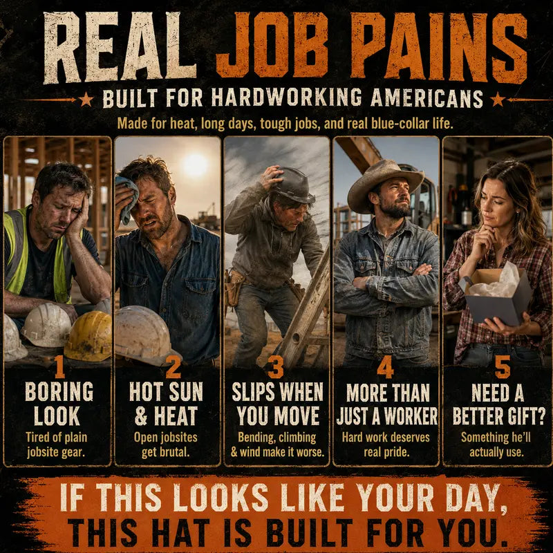 🤠Cowboy Hard Hat |Western‑Style Meets Heavy‑Duty Jobsite Safety