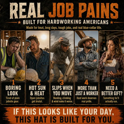 🤠Cowboy Hard Hat |Western‑Style Meets Heavy‑Duty Jobsite Safety