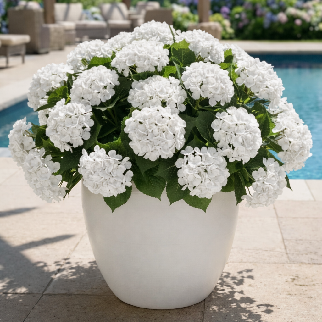 💐UV-Resistant Artificial Hydrangeas | Set of 3 Bunches