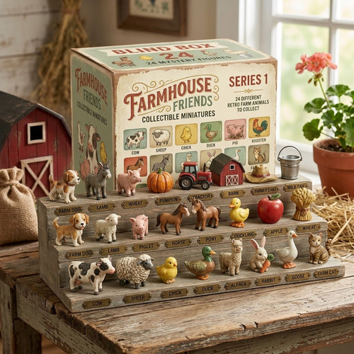 🐄Farmhouse Friends Collectible Miniatures Blind Box
