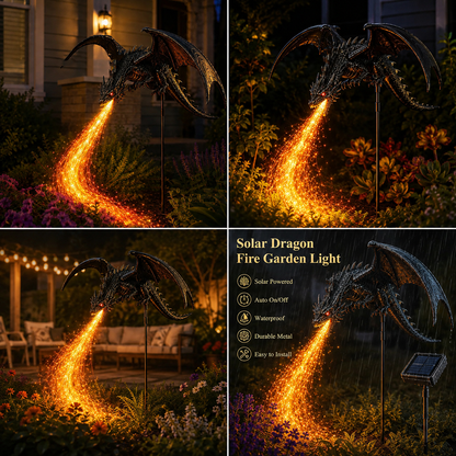 🐉🔥Solar Dragon Fire Garden Light——Fantasy Outdoor Yard Decoration