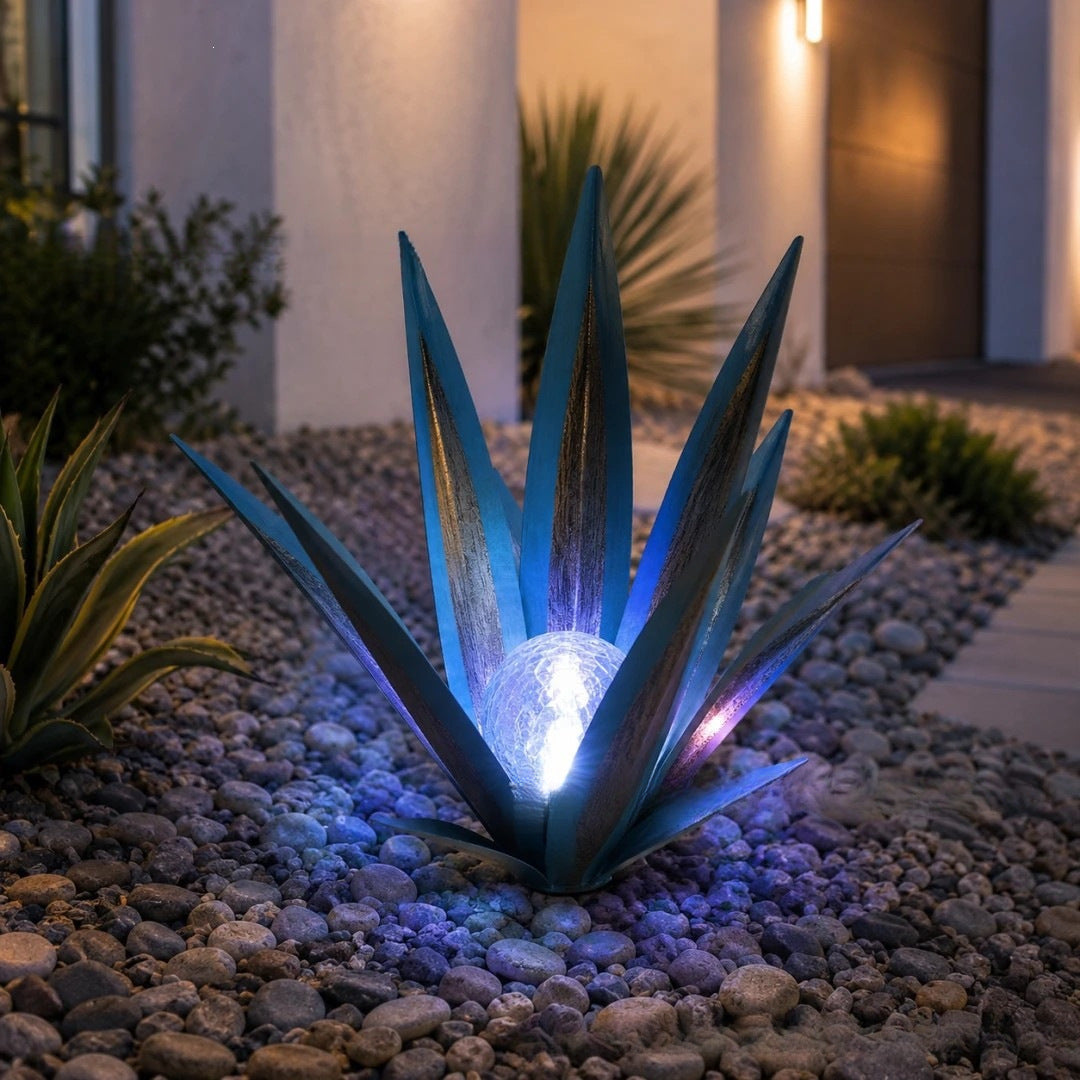 🌞Solar Agave Garden Stake Light