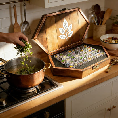 🌱 40 Medicinal Herb Seeds Kit – Grow Your Own Healing Garden & Herbal Teas