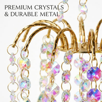 ✨Crystal Chandelier Suncatcher Hanging Ornament - Create beautiful light and shadow reflections anytime, anywhere.