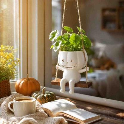 🎃Swing Pumpkin Hanging Planter Pot