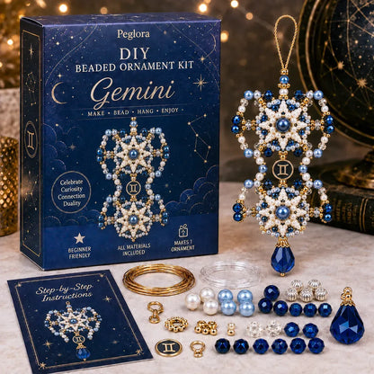 ✨ Zodiac Blessing Beaded Ornament DIY Kit – Create A Meaningful Handmade Keepsake Inspired By Your Star Sign