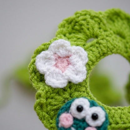 🐱 Handmade Knitted Pet Hat and Collar Set – Cute Fruit-Animal Designs