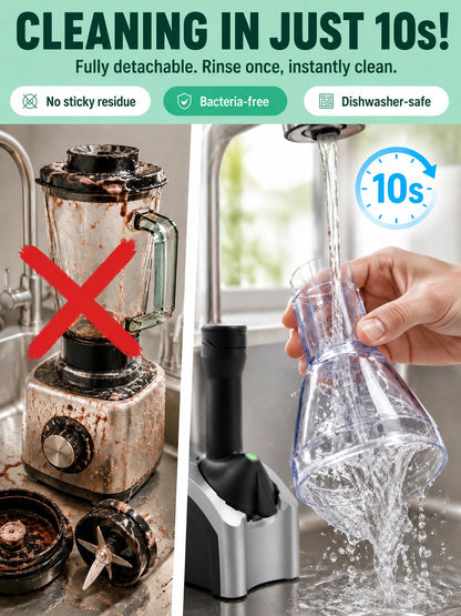 Fully automatic ice cream machine, homemade ice cream at the touch of a button – guaranteed without errors