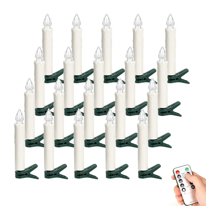 🔥Last Day 50% OFF-🕯️🎄 Flameless Christmas Candle Clip Lights