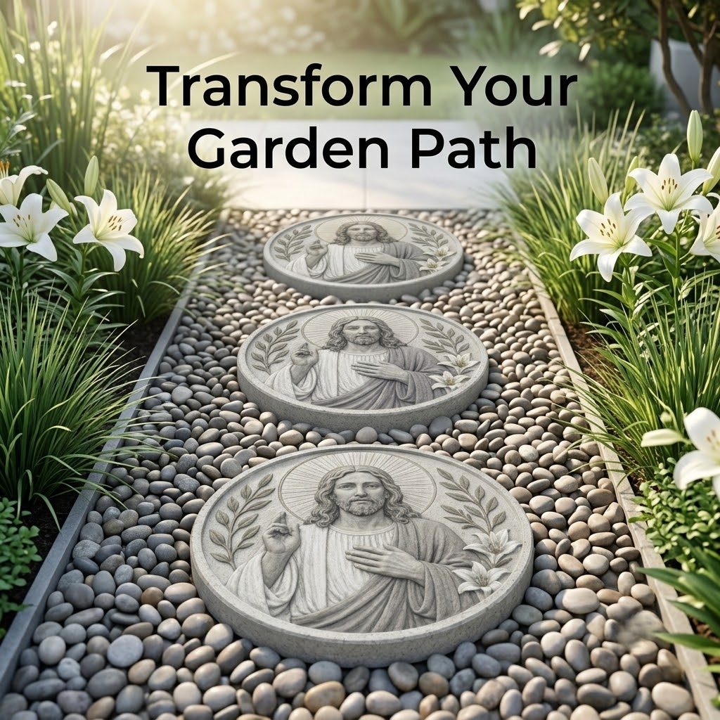 ✝️ Faith Garden Art Reusable Mold