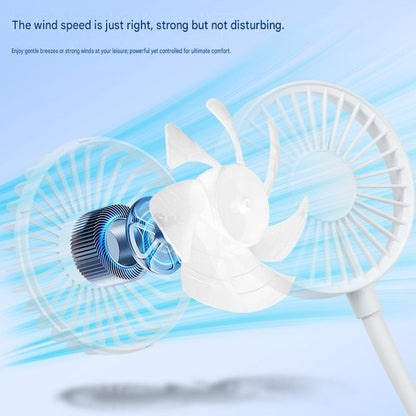🌬️Magnetic Phone Back Mini Fan | Rechargeable Flexible Gooseneck Portable Fan