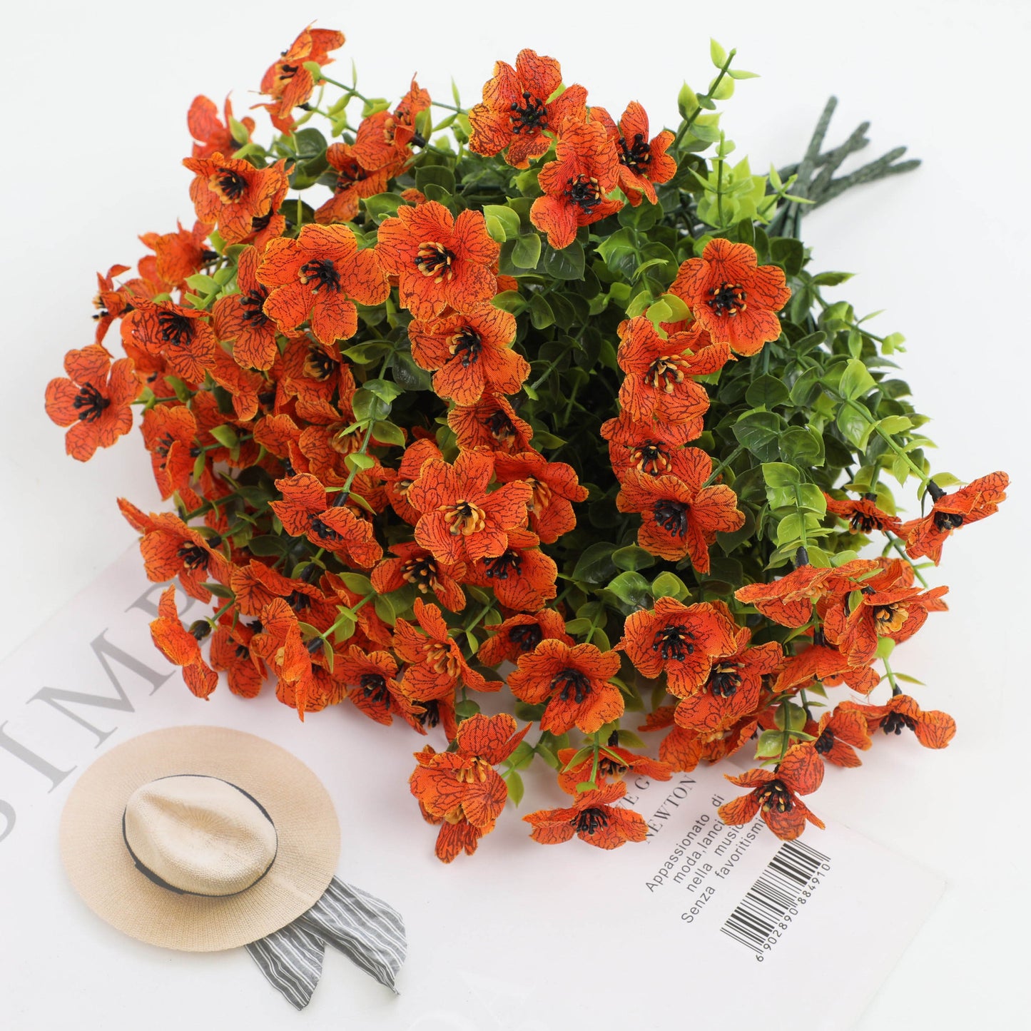 🏵️10 Pcs Artificial Flowers for Outdoor Decoration|UV-resistant autumn floral sprays
