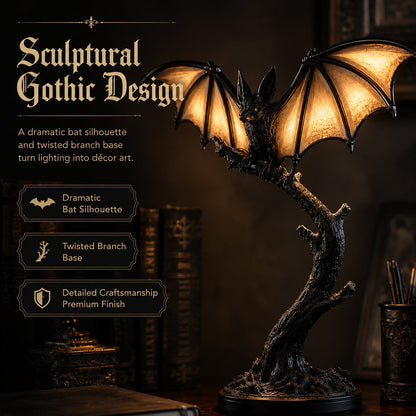 🦇 Glowing Bat Desk Lamp