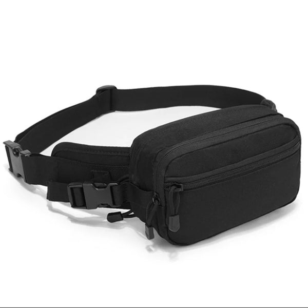 Multifunctional Concealed Carry Hip Bag with Rapid-Access Holster
