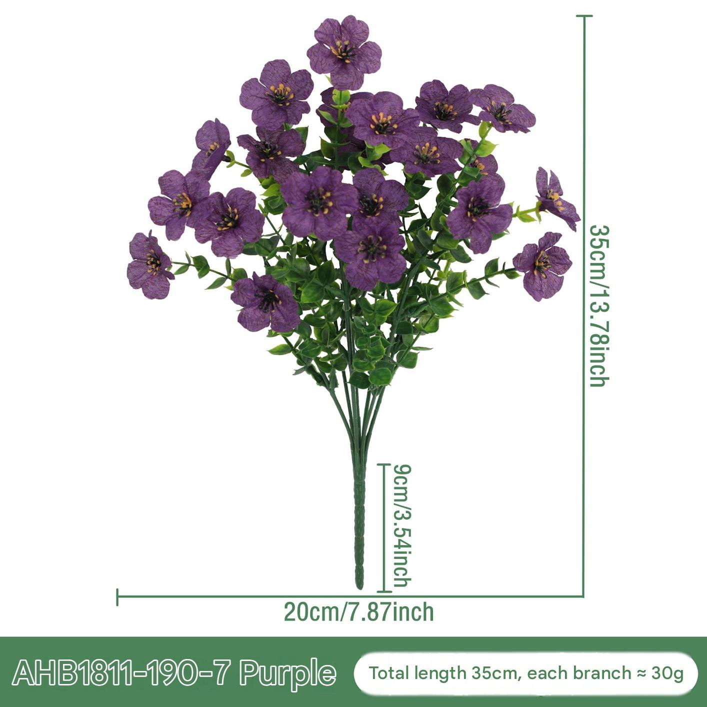 🏵️10 Pcs Artificial Flowers for Outdoor Decoration|UV-resistant autumn floral sprays