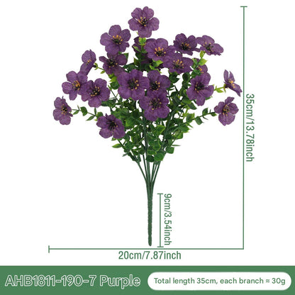 🏵️10 Pcs Artificial Flowers for Outdoor Decoration|UV-resistant autumn floral sprays