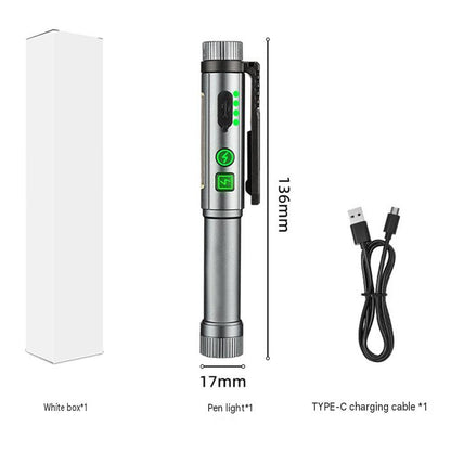 🔦🧲Multifunctional Magnetic Pen-Style Work Light – Portable, Rotatable LED Work Flashlight; Hands-Free Lighting with Magnetic Base