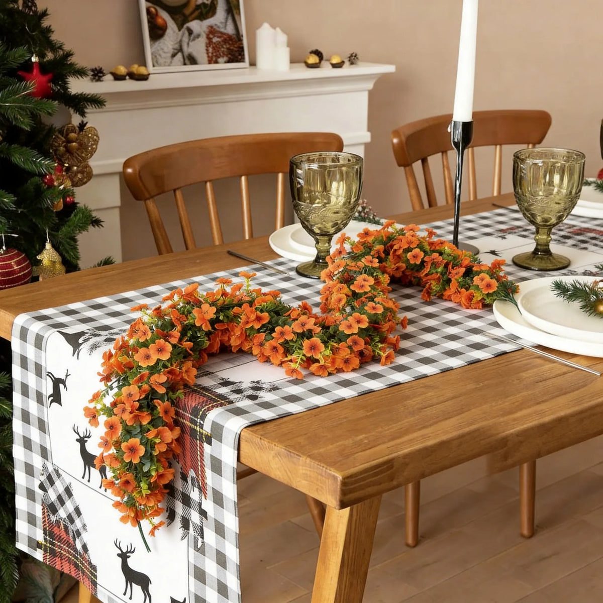 💐 Versatile Artificial Violet Vines – Reusable Garlands Suitable for All Decorations and Holidays 🌸 🎄