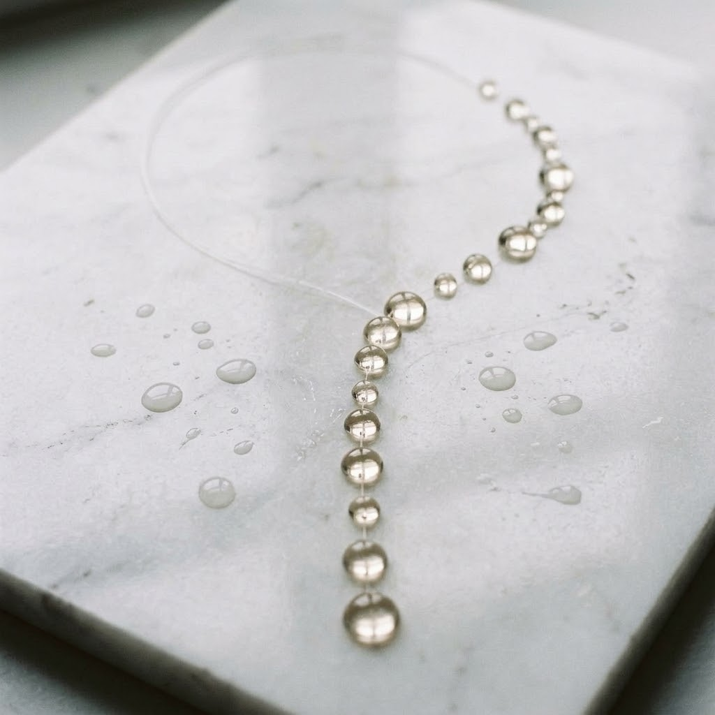💧Asymmetrical Dewdrop Necklace