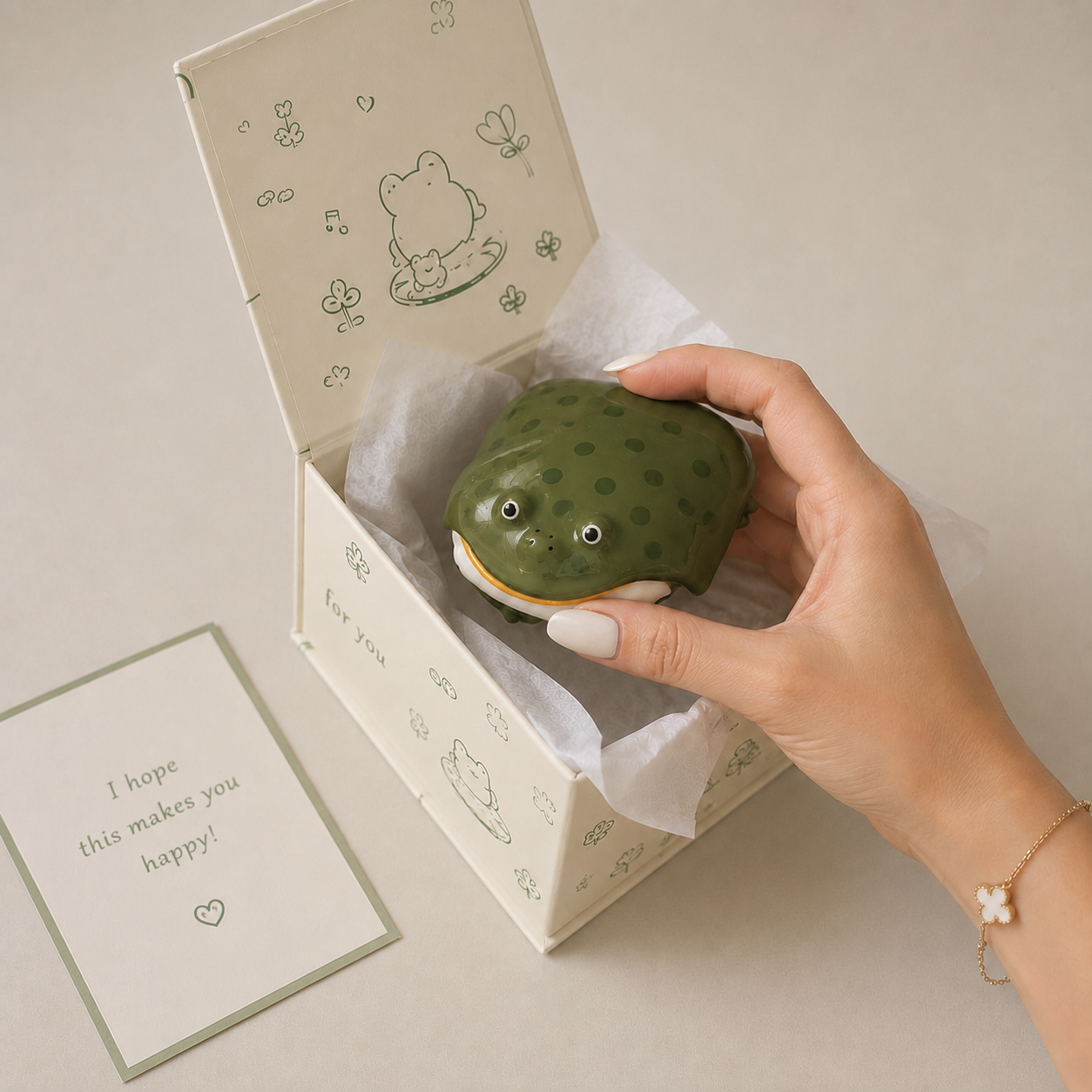 🐸Fun 3D Frog-Shaped AirPods Case