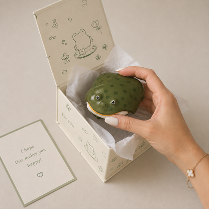 🐸Fun 3D Frog-Shaped AirPods Case