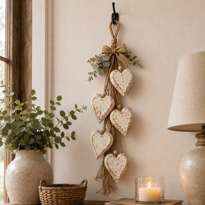 🤎 Hanging Heart Wall Decor