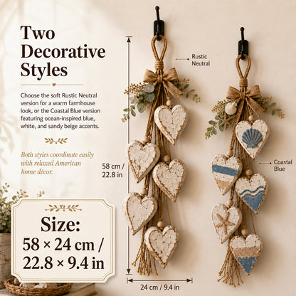🤎 Hanging Heart Wall Decor