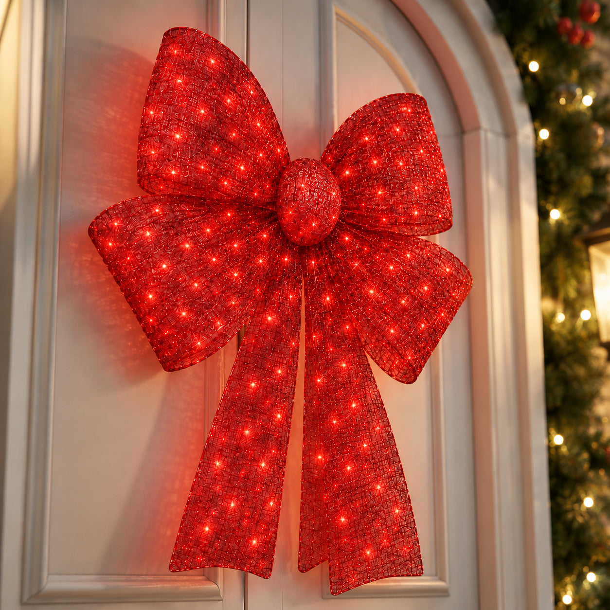 🔥Last Day 55% OFF🎁✨🎄 48-Inch Lighted Christmas Bow 🎀