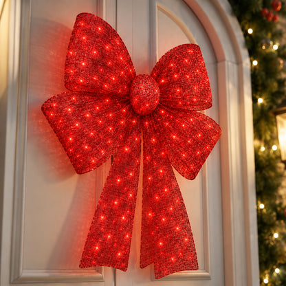 🔥Last Day 55% OFF🎁✨🎄 48-Inch Lighted Christmas Bow 🎀