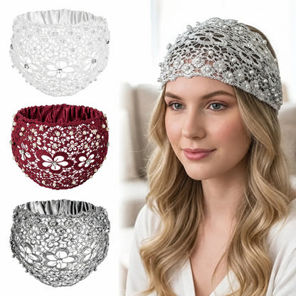 ✨Plum Blossom Hollow Beaded Wide Headband