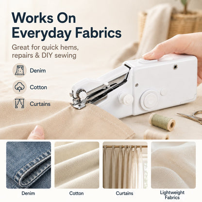 🧵👚🩳Portable Handheld Electric Sewing Machine Kit——Suitable for Beginners