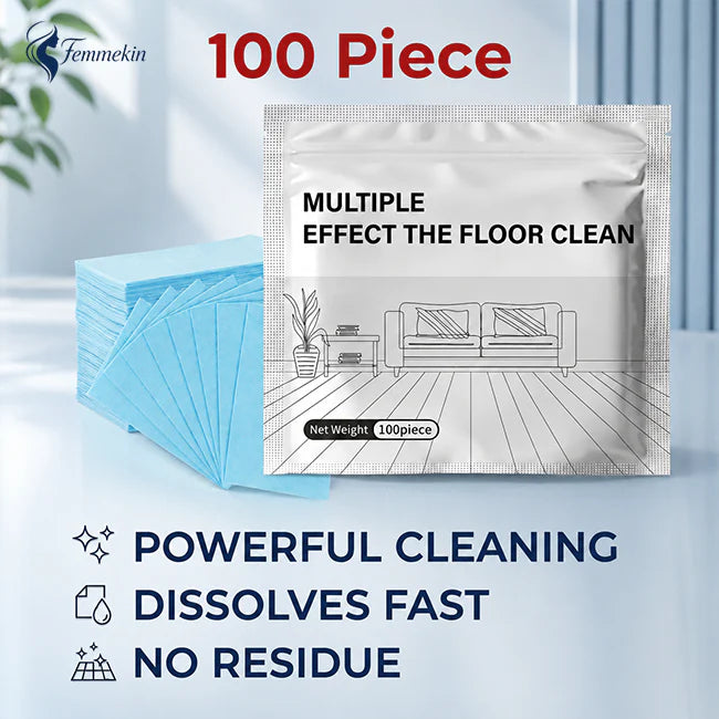 Floor Cleaning Tablets 100 Pack Multi Surface Cleaner Hardwood Laminate Tile RV Walls
