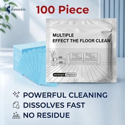 Floor Cleaning Tablets 100 Pack Multi Surface Cleaner Hardwood Laminate Tile RV Walls