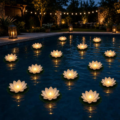 🪷Floating Lotus Lights