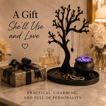 🔥Last Day 50% OFF - 💍✨Illuminated Jewelry Tree Organizer