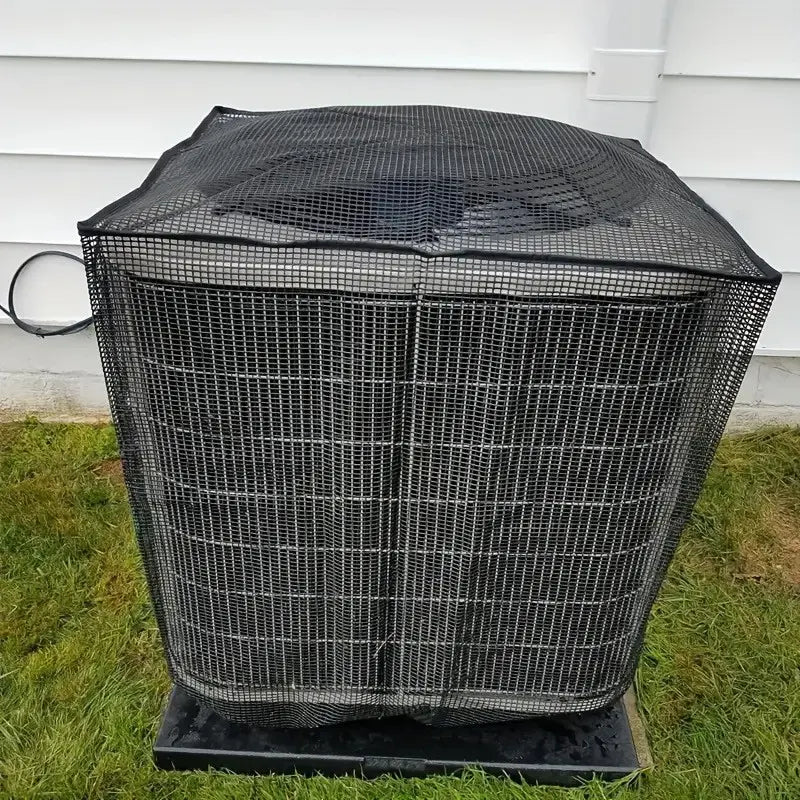 ❄️ Heavy-Duty Mesh AC Cover – ✨All-Season Outdoor Protection