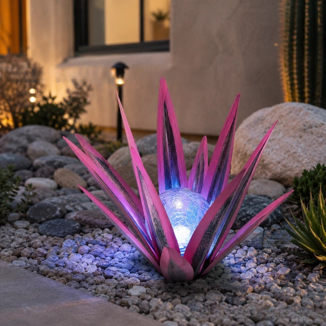 🌞Solar Agave Garden Stake Light
