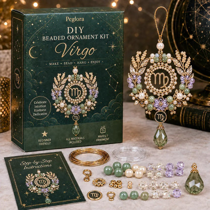 ✨ Zodiac Blessing Beaded Ornament DIY Kit – Create A Meaningful Handmade Keepsake Inspired By Your Star Sign
