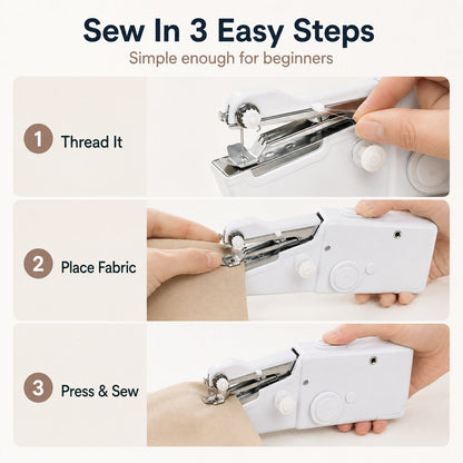🧵👚🩳Portable Handheld Electric Sewing Machine Kit——Suitable for Beginners