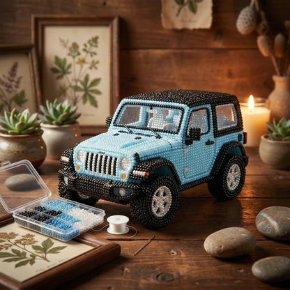 🚙 3D Beaded   DIY  Car Craft Kit