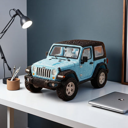 🚙 3D Beaded   DIY  Car Craft Kit
