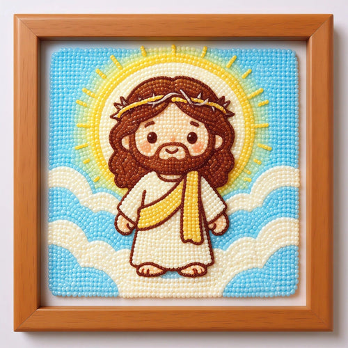 ✝️ Cute Jesus Pearl Diamond Painting Kit