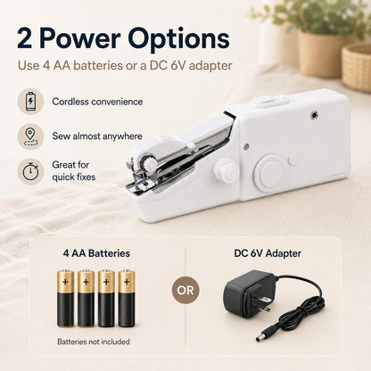 🧵👚🩳Portable Handheld Electric Sewing Machine Kit——Suitable for Beginners