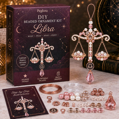 ✨ Zodiac Blessing Beaded Ornament DIY Kit – Create A Meaningful Handmade Keepsake Inspired By Your Star Sign
