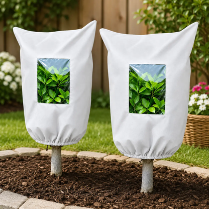 🌿 WINTER GARDEN ESSENTIAL（2PCS） | Plant Frost Protection Cover – Breathable Reusable Cover for Shrubs, Pots & Young Trees