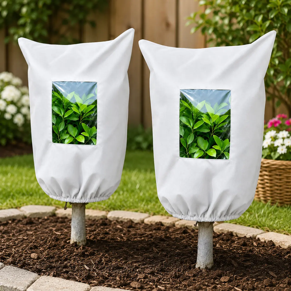🌿 WINTER GARDEN ESSENTIAL（2PCS） | Plant Frost Protection Cover – Breathable Reusable Cover for Shrubs, Pots & Young Trees