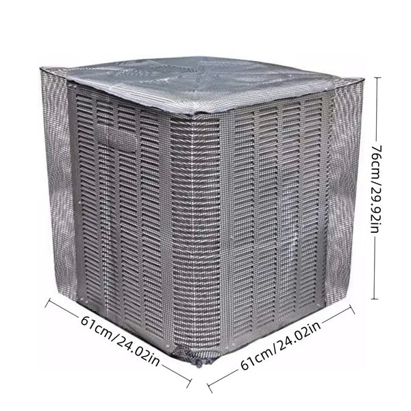 ❄️ Heavy-Duty Mesh AC Cover – ✨All-Season Outdoor Protection