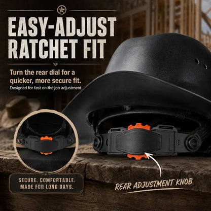 🤠Cowboy Hard Hat |Western‑Style Meets Heavy‑Duty Jobsite Safety