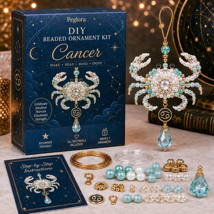 ✨ Zodiac Blessing Beaded Ornament DIY Kit – Create A Meaningful Handmade Keepsake Inspired By Your Star Sign
