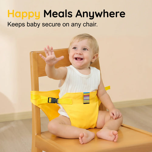 👶🛡️Baby High Chair Seat Belts - Portable Dining Straps Holder
